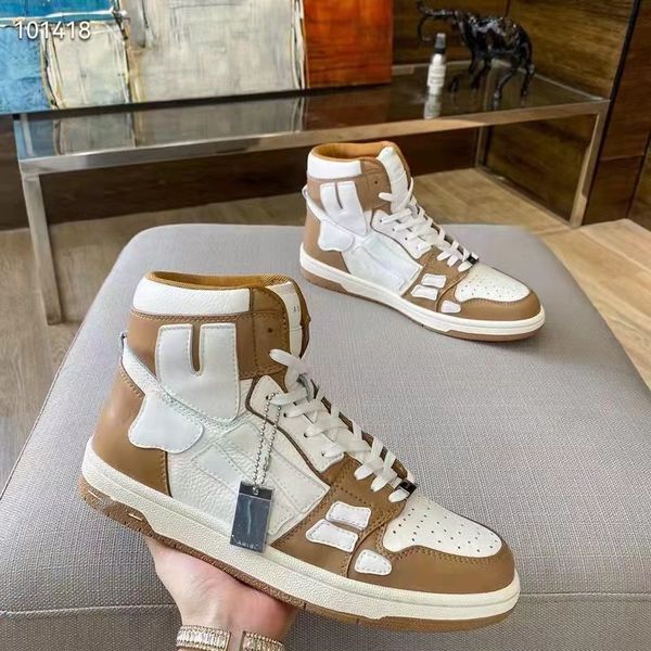 2023 casual shoes designer skel high bones leather sneakers shoes skeleton men women applique upper eva skateboard walking36-46, Black
2023 casual shoes designer skel high bones leather sneakers shoes skeleton men women applique upper eva skateboard walking36-46, Black