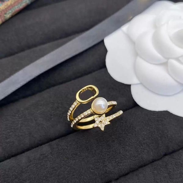 fashion designer simple letter rings pearl ring women party luxury pearl gold wedding lovers gifts engagement jewelry with box, Silver
fashion designer simple letter rings pearl ring women party luxury pearl gold wedding lovers gifts engagement jewelry with box, Silver