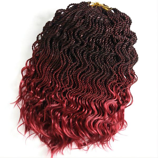 14 inch senegalese twist crochet hair 35 strands/pack synthetic braiding hair curly braiding hair ls24, Black
14 inch senegalese twist crochet hair 35 strands/pack synthetic braiding hair curly braiding hair ls24, Black