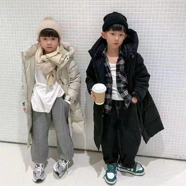 baby designer clothes down coat 2022 new winter white eiderdown hooded outwear kids clothing super long jacket boys and girls over the knee, Blue;gray
baby designer clothes down coat 2022 new winter white eiderdown hooded outwear kids clothing super long jacket boys and girls over the knee, Blue;gray