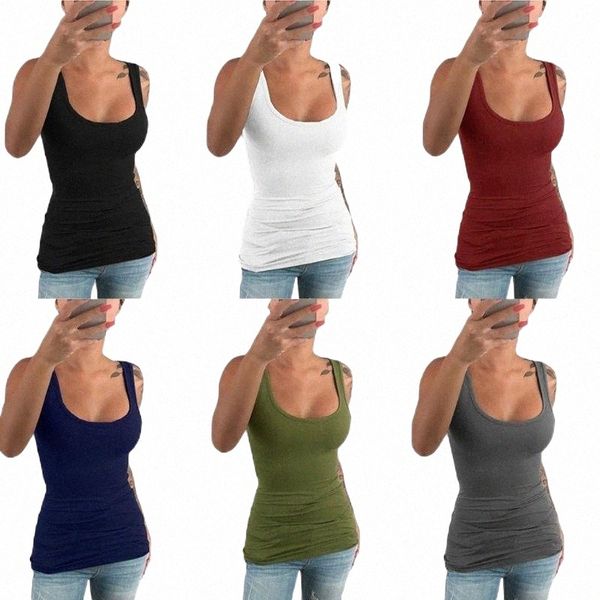 women's tanks & camis 2021 women ladies summer casual solid elastic cotton u neck tank sleeveless slim vest s-5xl g6g3#, White
women's tanks & camis 2021 women ladies summer casual solid elastic cotton u neck tank sleeveless slim vest s-5xl g6g3#, White