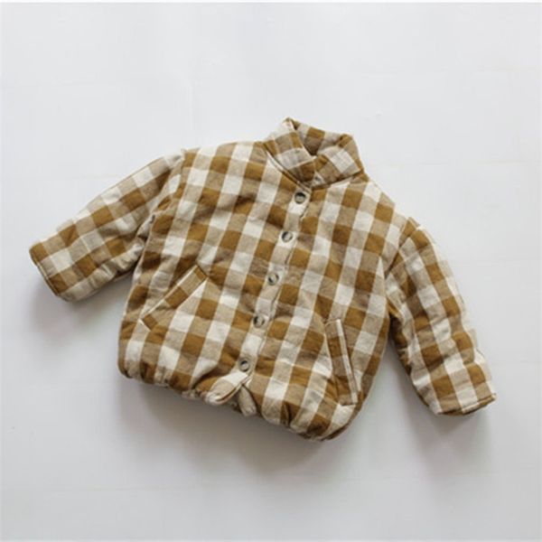 down coat winter korean style kids plaid coats thicken warm baby children cotton padded outerwear 220919, Blue;gray
down coat winter korean style kids plaid coats thicken warm baby children cotton padded outerwear 220919, Blue;gray