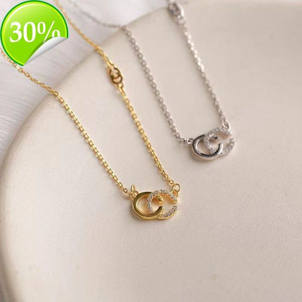 designer women's fashion necklaces small fragrance double-c necklace cool women 2022 new high-grade sense collarbone chain qixi gift, Silver
designer women's fashion necklaces small fragrance double-c necklace cool women 2022 new high-grade sense collarbone chain qixi gift, Silver