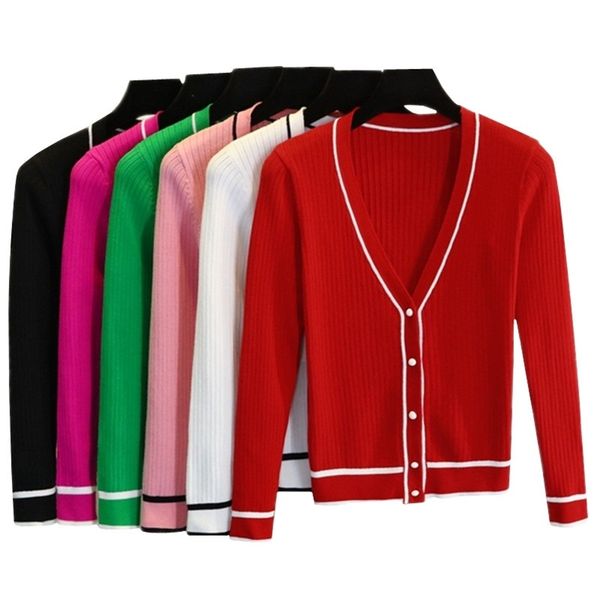 women s knits tees uhytgf stripe cardigan women knitted sweater spring and autumn coat v neck loose size ladies long sleeve thin short 22091, White
women s knits tees uhytgf stripe cardigan women knitted sweater spring and autumn coat v neck loose size ladies long sleeve thin short 22091, White