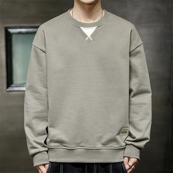 men s tracksuits sweatshirts for hip hop korean fashion streetwear casual long sleeve o neck no hood plus size 8xl 220919, Gray
men s tracksuits sweatshirts for hip hop korean fashion streetwear casual long sleeve o neck no hood plus size 8xl 220919, Gray