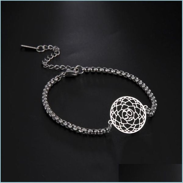 charm bracelets charm bracelets cooltime yoga sahasrara chakra on hand hollow om flower of life for women stainless steel c dayupshop dh6h7, Golden;silver
charm bracelets charm bracelets cooltime yoga sahasrara chakra on hand hollow om flower of life for women stainless steel c dayupshop dh6h7, Golden;silver