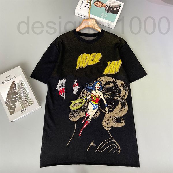 women's hoodies & sweatshirts designer 2022 summer women's round neck short sleeve cartoon jacquard knit t-shirt medium and long s, Black
women's hoodies & sweatshirts designer 2022 summer women's round neck short sleeve cartoon jacquard knit t-shirt medium and long s, Black