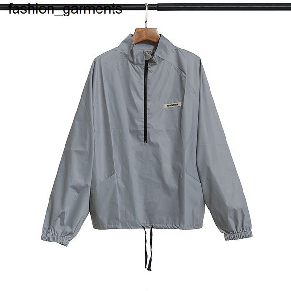 men's hoodies sweatshirts essential regal grey reflective semi zipper windbreaker loose men's stormsuit jacket, Black
men's hoodies sweatshirts essential regal grey reflective semi zipper windbreaker loose men's stormsuit jacket, Black
