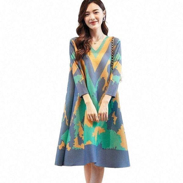 casual dresses plus size dress for women 45-75kg 2022 autumn v-neck loose printed stretch miyake pleated a-line mother's clothing t4ow#, Black;gray
casual dresses plus size dress for women 45-75kg 2022 autumn v-neck loose printed stretch miyake pleated a-line mother's clothing t4ow#, Black;gray