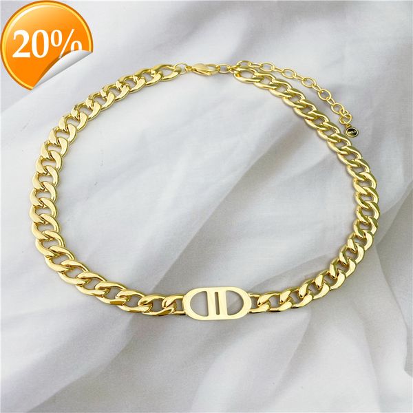 high-end fashion design women's necklace d jia new cd letter female titanium steel cuba chain jewelry star same clavicle, Silver
high-end fashion design women's necklace d jia new cd letter female titanium steel cuba chain jewelry star same clavicle, Silver