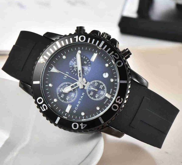 scastar2022 stylish men's sport watch three pin display calendar brand designer watch 1853 silicone strap, Slivery;brown
scastar2022 stylish men's sport watch three pin display calendar brand designer watch 1853 silicone strap, Slivery;brown
