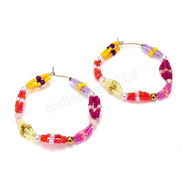 bohemian resin beads multicolor hoop earrings for women female girls trendy jewelry handmade earrings wholesale, Golden;silver
bohemian resin beads multicolor hoop earrings for women female girls trendy jewelry handmade earrings wholesale, Golden;silver