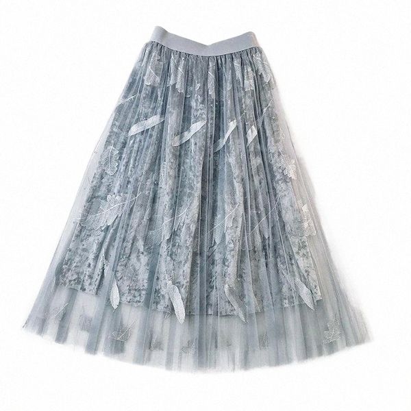 skirts korean style elegant beading women long skirt fall winter velvet high waist embroidery pleated for jupe femme m95s#, Black
skirts korean style elegant beading women long skirt fall winter velvet high waist embroidery pleated for jupe femme m95s#, Black