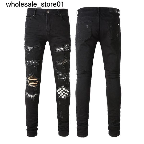 men's jeans amirs jeans pleated jeans high street trash trendy leggings men's, Blue
men's jeans amirs jeans pleated jeans high street trash trendy leggings men's, Blue