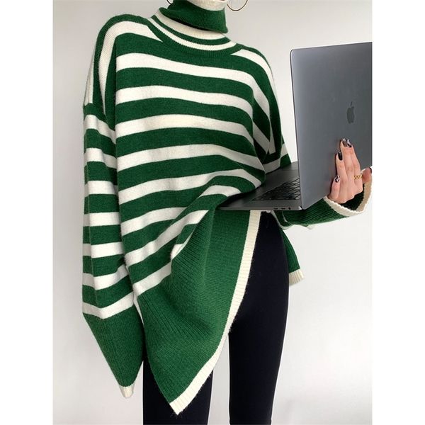 women's sweaters turtleneck sweater women autumn winter pullovers striped 220920, White;black
women's sweaters turtleneck sweater women autumn winter pullovers striped 220920, White;black
