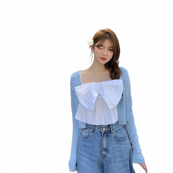 women's tanks & camis korean spring and summer front big bowknot bottomed camisoles short crop women blusas fashion streetwear 202 i42, White
women's tanks & camis korean spring and summer front big bowknot bottomed camisoles short crop women blusas fashion streetwear 202 i42, White