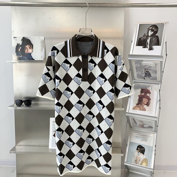 906 l 2022 milan runway autumn women's sweater brand same style short sleeve lapel neck pullover kint dress womens xinyi, White;black
906 l 2022 milan runway autumn women's sweater brand same style short sleeve lapel neck pullover kint dress womens xinyi, White;black