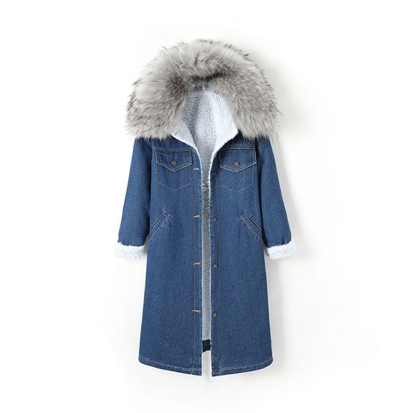 womens down parkas mid length denim cotton coat removable fur collar long sleeve denim jacket winter warm hooded plush lining denim jacket 2, Black
womens down parkas mid length denim cotton coat removable fur collar long sleeve denim jacket winter warm hooded plush lining denim jacket 2, Black