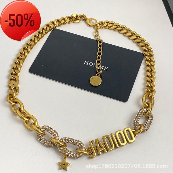 50% off factory clearance sale designer new brand jewelry necklace charm d style thick 2022 cool clavicle chain dign sweater fashion, Silver
50% off factory clearance sale designer new brand jewelry necklace charm d style thick 2022 cool clavicle chain dign sweater fashion, Silver