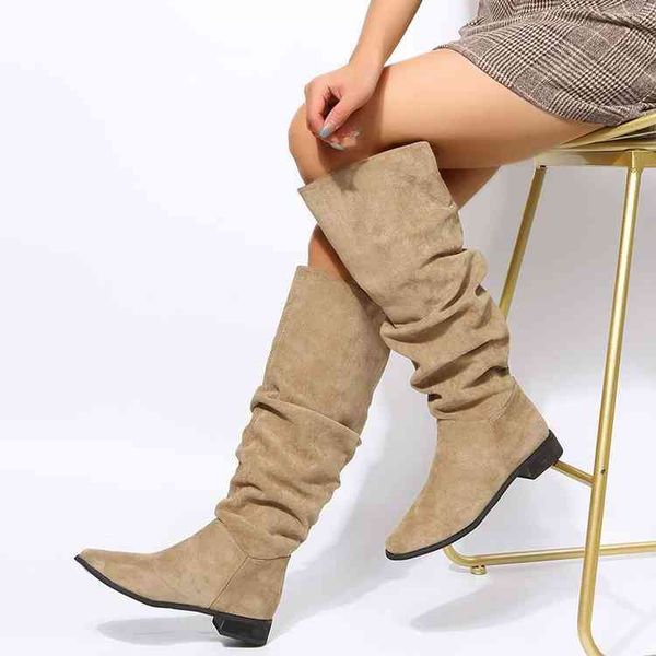 boots suede knight women's 2022 new high with thick heels and pointed toes brown pleated pile 220920, Black
boots suede knight women's 2022 new high with thick heels and pointed toes brown pleated pile 220920, Black