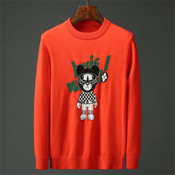 sweaters wool with budge letters fashion sweatshirts knits long sleeevs outwears warm man sweater orange m-3xl q009, Black
sweaters wool with budge letters fashion sweatshirts knits long sleeevs outwears warm man sweater orange m-3xl q009, Black