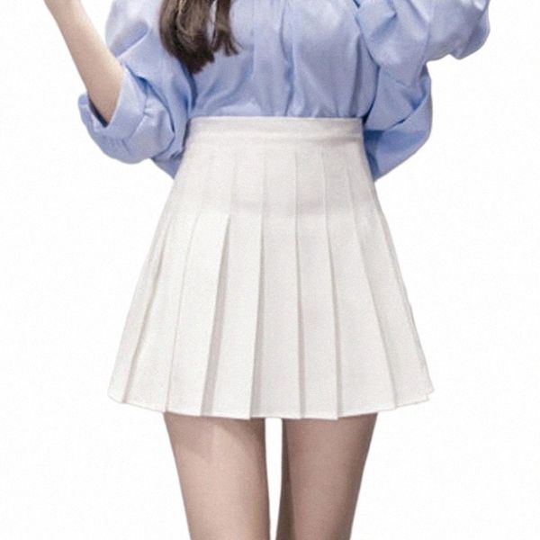 skirts 8 colors womens fashion solid high waist pleated mini skirt slim casual uniform white tennis falda s3lt#, Black
skirts 8 colors womens fashion solid high waist pleated mini skirt slim casual uniform white tennis falda s3lt#, Black