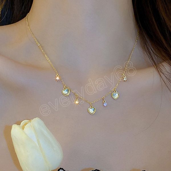 sweet opal heart pendant necklace for women aesthetic gold chain shiny zirconia choker necklace fashion girl jewelry, Silver
sweet opal heart pendant necklace for women aesthetic gold chain shiny zirconia choker necklace fashion girl jewelry, Silver
