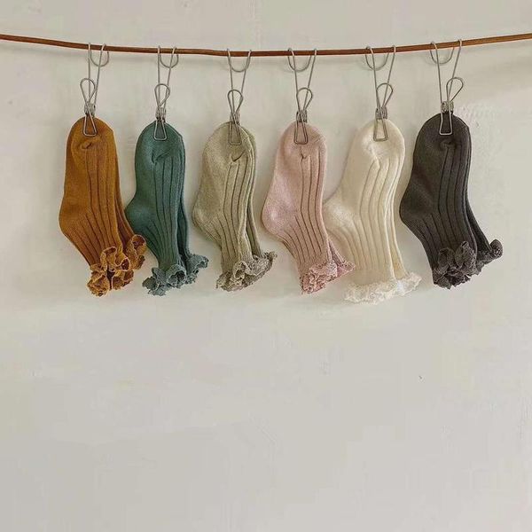 socks autumn korean style baby girls lace princess socks fashion lovely toddlers kids knitted socks 6 pairs 220919, Pink;yellow
socks autumn korean style baby girls lace princess socks fashion lovely toddlers kids knitted socks 6 pairs 220919, Pink;yellow