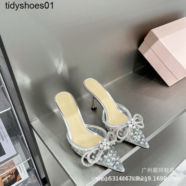spring and summer 2022 new mach french bowknot balencaigasshigh heel shoes pvc transparent pointed heel sandals, Black
spring and summer 2022 new mach french bowknot balencaigasshigh heel shoes pvc transparent pointed heel sandals, Black