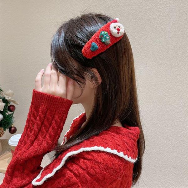 2022 new niche design barrettes girl cute cartoon christmas headwear hair accessories wool felt bangs plush hair clip, Golden;silver
2022 new niche design barrettes girl cute cartoon christmas headwear hair accessories wool felt bangs plush hair clip, Golden;silver