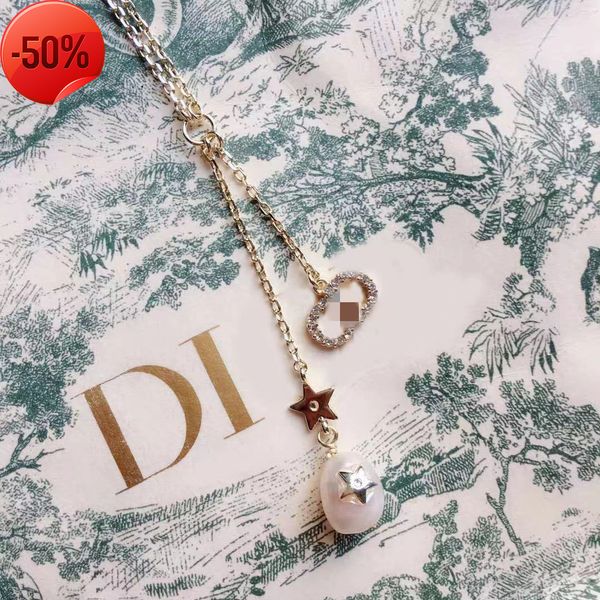 50% off factory clearance sale designer new brand jewelry necklace charm d di studded stars women fashion simple, Silver
50% off factory clearance sale designer new brand jewelry necklace charm d di studded stars women fashion simple, Silver