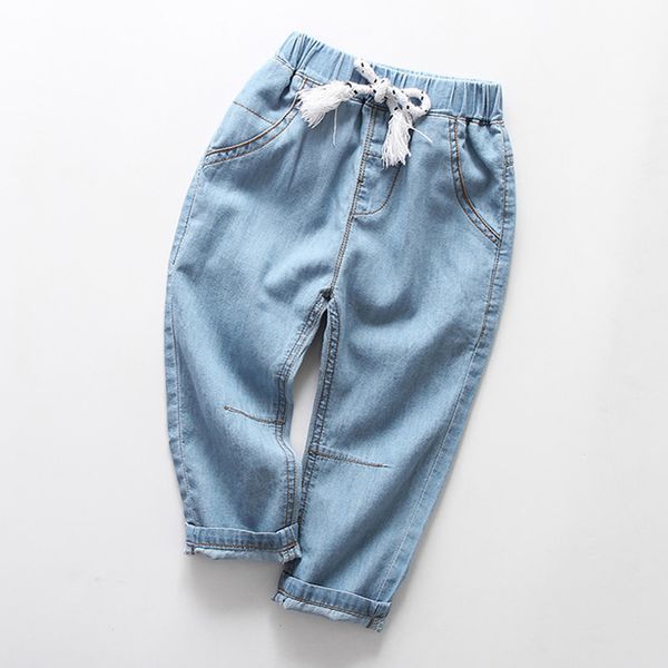 jeans summer kids boy's girls clothes elastic band loose thin denim trousers for toddler children clothing out wear cool jeans pants 22, Blue
jeans summer kids boy's girls clothes elastic band loose thin denim trousers for toddler children clothing out wear cool jeans pants 22, Blue