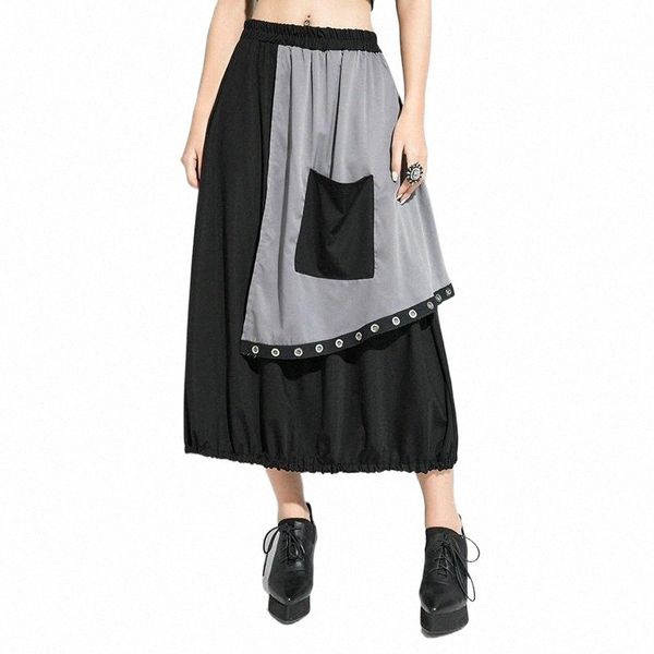 skirts irregular skirt women long cool 2022 spring summer plus size loose patchwork metal ring decorate elastic waist pocket 81qi#, Black
skirts irregular skirt women long cool 2022 spring summer plus size loose patchwork metal ring decorate elastic waist pocket 81qi#, Black