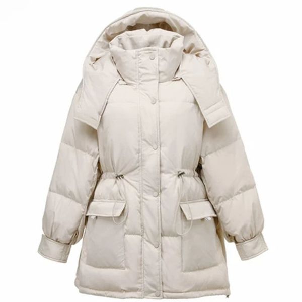 womens down parkas winter fashion street designer brand ladies white cotton padded coat pretty girls outerwear coat with belt 220920, Black
womens down parkas winter fashion street designer brand ladies white cotton padded coat pretty girls outerwear coat with belt 220920, Black