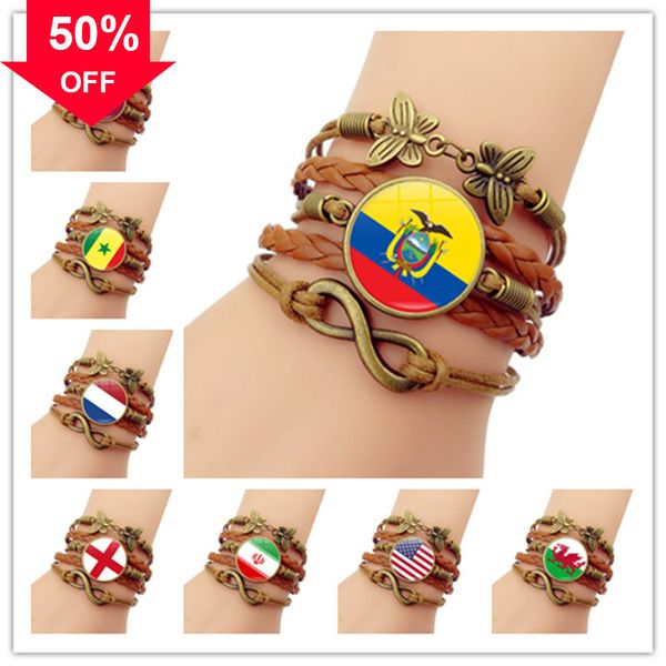 designer bracelets latest world cup flag bracelet of 32 football teams for men and women versatile 2022 qatar leather handwear, Black
designer bracelets latest world cup flag bracelet of 32 football teams for men and women versatile 2022 qatar leather handwear, Black