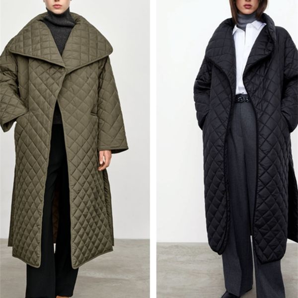 womens down parkas ioo green single breasted lapel collar quilted winter long coat women arrival puffer brand 220920, Black
womens down parkas ioo green single breasted lapel collar quilted winter long coat women arrival puffer brand 220920, Black