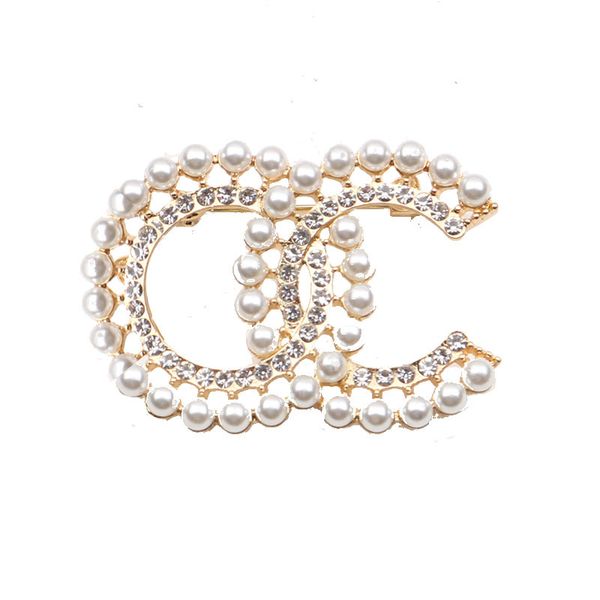 womens sweater suit collar pin brooches fashion designer brand double letter brooche pearl luxury high-quality gold plated wedding clothing, Gray
womens sweater suit collar pin brooches fashion designer brand double letter brooche pearl luxury high-quality gold plated wedding clothing, Gray