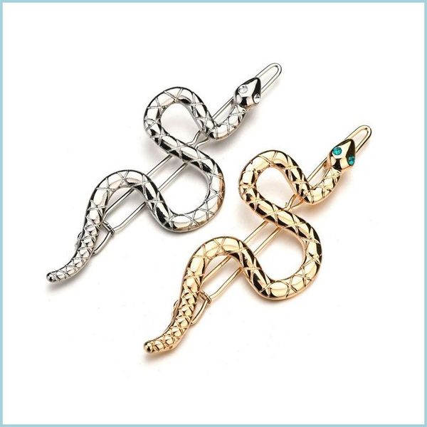 hair clips barrettes famous gold sier color snake hair clip barrettes accessories for women punk unique design party jewelry simpl dhyhd, Golden;silver
hair clips barrettes famous gold sier color snake hair clip barrettes accessories for women punk unique design party jewelry simpl dhyhd, Golden;silver