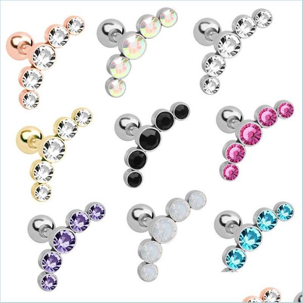 stud 1pc cartilage helix tragus stud earrings fashion body jewelry stainless steel bar zircon ear nail piercing puncture accessories dhke1, Golden;silver
stud 1pc cartilage helix tragus stud earrings fashion body jewelry stainless steel bar zircon ear nail piercing puncture accessories dhke1, Golden;silver