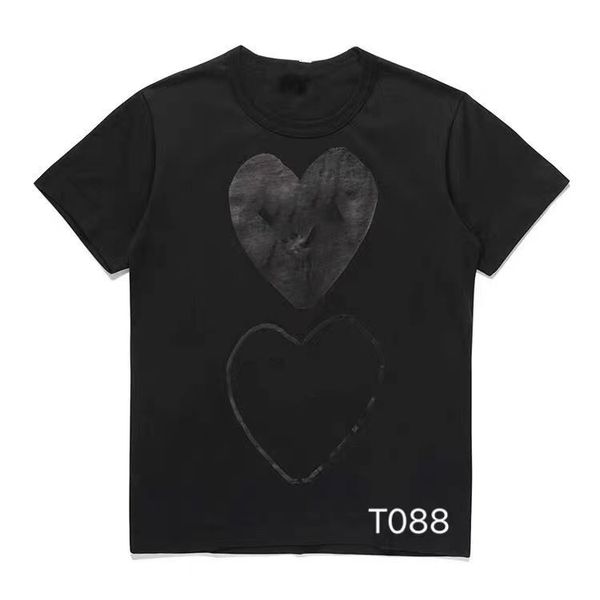 play designer men's t-shirts casual women's des badge garcons quality print short sleeve short t-shirt couple hearts tshirt lkj, White;black
play designer men's t-shirts casual women's des badge garcons quality print short sleeve short t-shirt couple hearts tshirt lkj, White;black