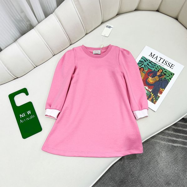 fashion designer baby girls dresses 2022 autumn winter girls pink letter webbing bubble sleeve round collar dress kids clothing, Red;yellow
fashion designer baby girls dresses 2022 autumn winter girls pink letter webbing bubble sleeve round collar dress kids clothing, Red;yellow