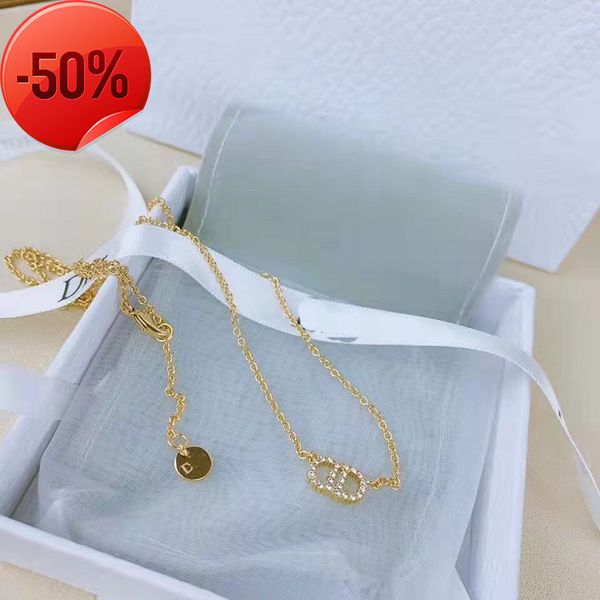 50% off factory clearance sale designer new brand jewelry necklace charm d simple chain classic and versatile clavicle, Silver
50% off factory clearance sale designer new brand jewelry necklace charm d simple chain classic and versatile clavicle, Silver