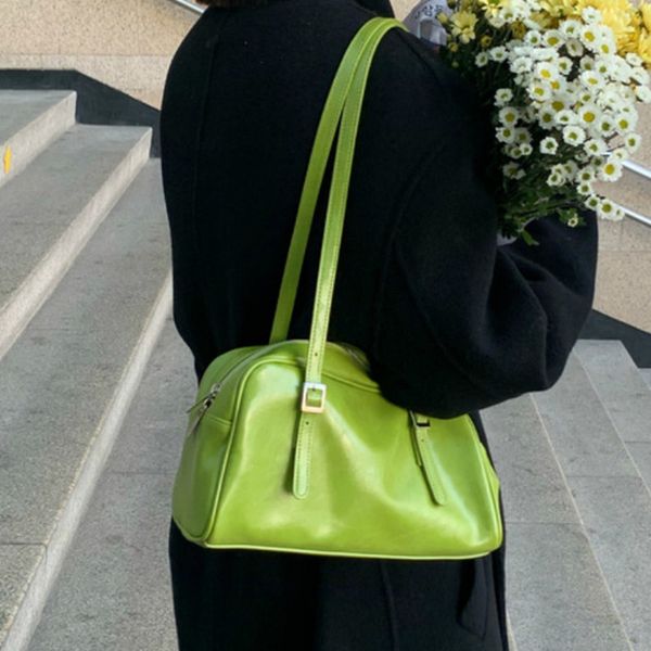 evening bags pu fashion green leather women shoulder simple design solid color ladies tote handbags vintage black female underarm bag 220919
evening bags pu fashion green leather women shoulder simple design solid color ladies tote handbags vintage black female underarm bag 220919