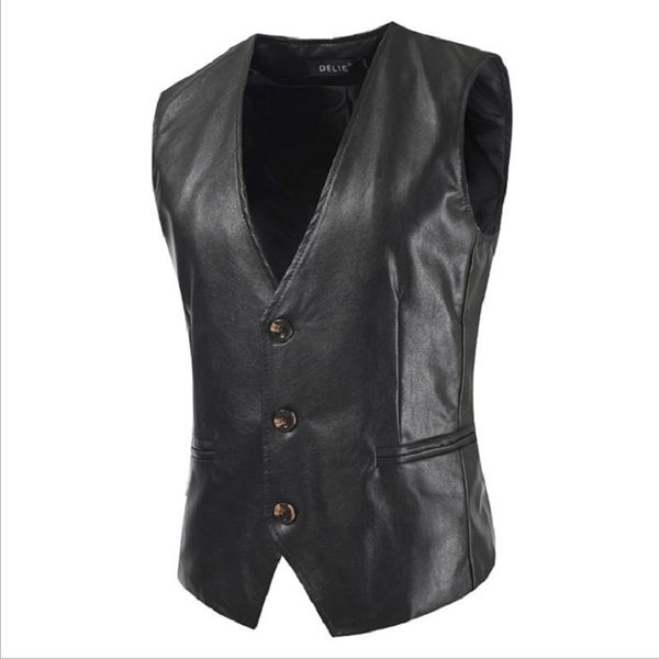 men's vests men's leather slimming largesize leather vest men's crossborder pu leather business men clothes 220920, Black;white
men's vests men's leather slimming largesize leather vest men's crossborder pu leather business men clothes 220920, Black;white