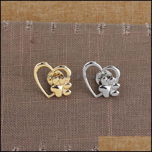 pins brooches fashion sier gold color love heart paw lapel pin pet print loss and memorial pins jewelry dog cat lover gifts drop del dhrml, Gray
pins brooches fashion sier gold color love heart paw lapel pin pet print loss and memorial pins jewelry dog cat lover gifts drop del dhrml, Gray