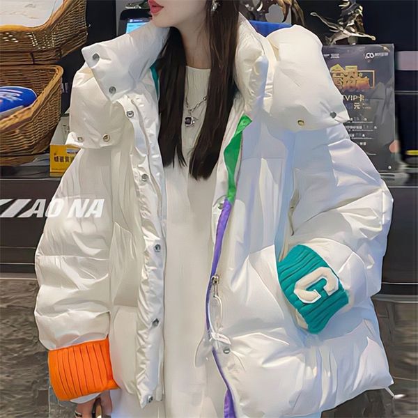womens down parkas c letter knit cuff bread jacket hooded down cotton jacket womens fashion small son cottonpadded jacket loose winter thick, Black
womens down parkas c letter knit cuff bread jacket hooded down cotton jacket womens fashion small son cottonpadded jacket loose winter thick, Black
