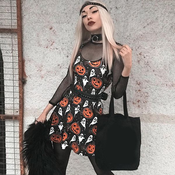 casual dresses halloween dark wind pumpkin ghost print short style halter dress, Black;gray
casual dresses halloween dark wind pumpkin ghost print short style halter dress, Black;gray