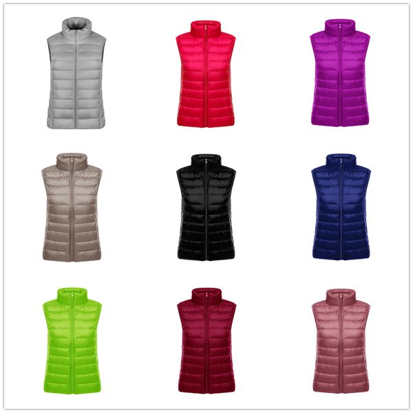 womens winter ultra-light sports down jackets vest large size slim short women waistcoat gilet, Black;white
womens winter ultra-light sports down jackets vest large size slim short women waistcoat gilet, Black;white