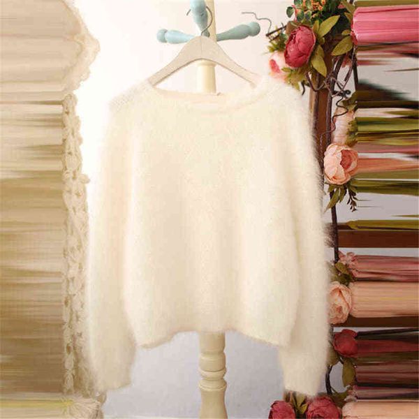 women's sweaters korean fashion women sweaters 2022 new arrival autumn and winter mohair female sweater white ohals sweater dress pz398, White;black
women's sweaters korean fashion women sweaters 2022 new arrival autumn and winter mohair female sweater white ohals sweater dress pz398, White;black