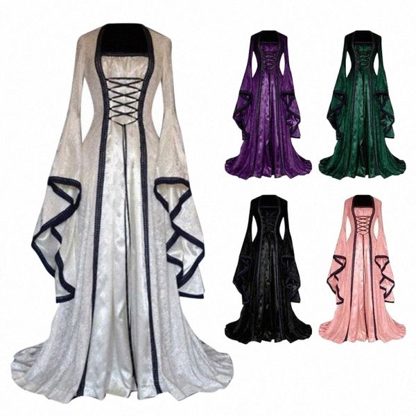 casual dresses women's retro style solid color trumpet sleeve princess dress roube femme halloween costume vestido sofisticado goth y2k, Black;gray
casual dresses women's retro style solid color trumpet sleeve princess dress roube femme halloween costume vestido sofisticado goth y2k, Black;gray